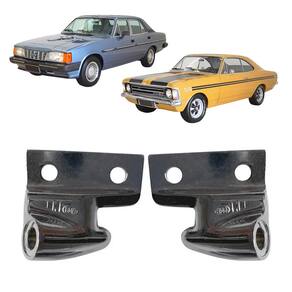 Par Dobradiça Quebra Vento Cromada Opala Caravan 1968 A 1992