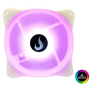 Cooler Fan Branco RGB Placa Mãe 12V 120mm RiseMode