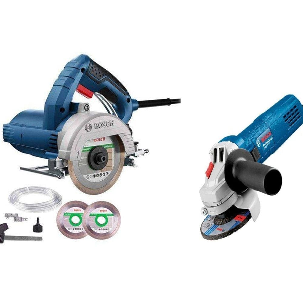 Kit Serra Mármore E Esmerilhadeira 4.1/2 110v Bosch