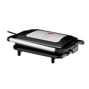 Mini Grill Multilaser CE121 Panini 850W Com Acabamento Inox Preto