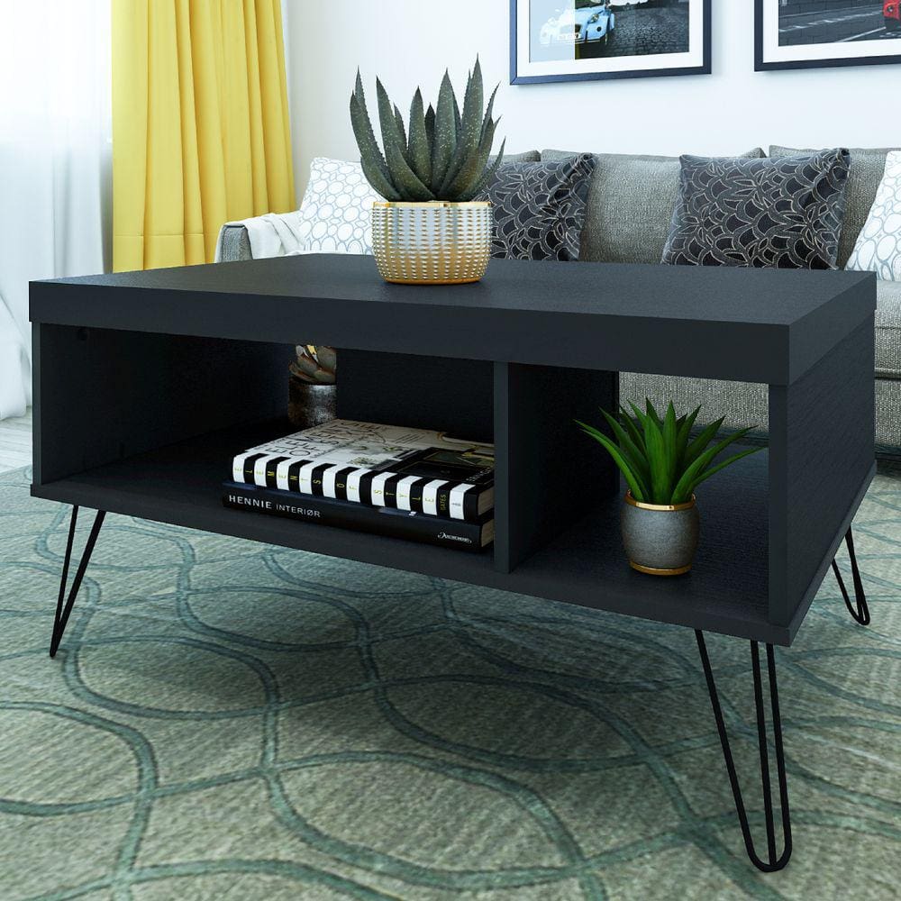 Mesa De Centro Liberty Preto - Artely