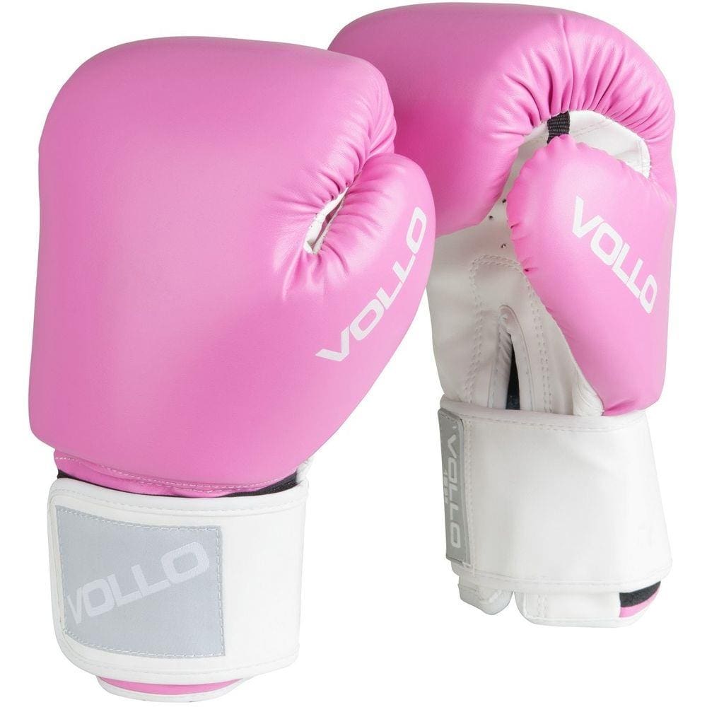 Luva de Boxe Vollo VFG303-10 COMBAT 10 OZ Rosa