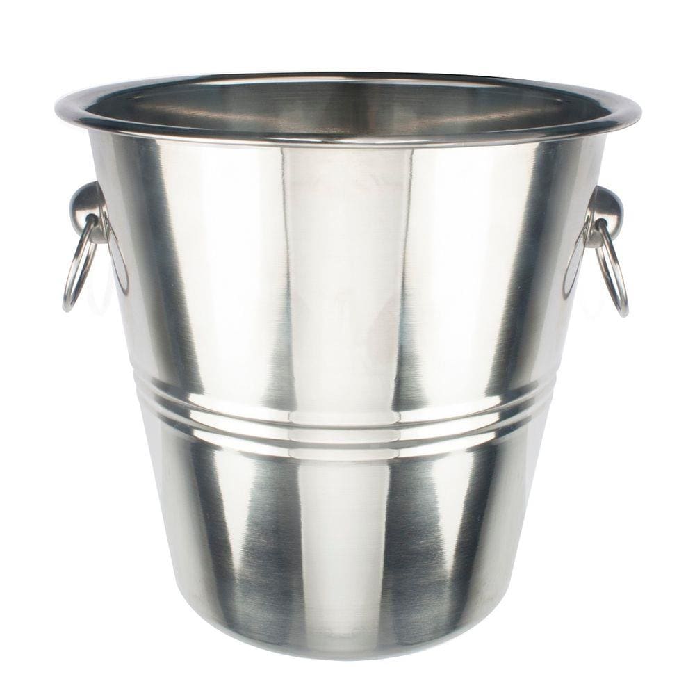 Champanheira Em Inox Para 1 Garrafa 21Cm