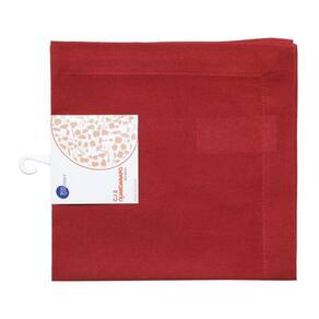 Conjunto 2 Guardanapos Algodão Vermelho 40X40Cm - Royal