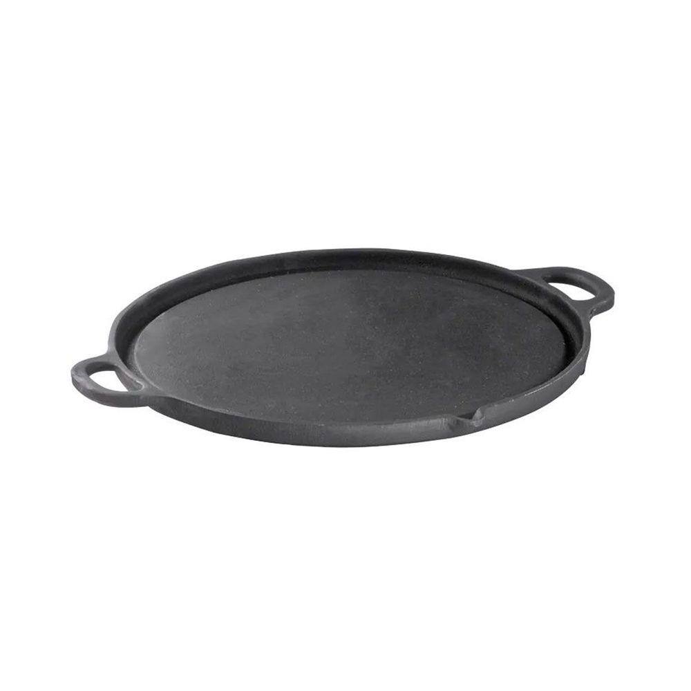 Bifeteira Redonda Ferro Fundido Da Gengis-kan Libaneza 32 Cm