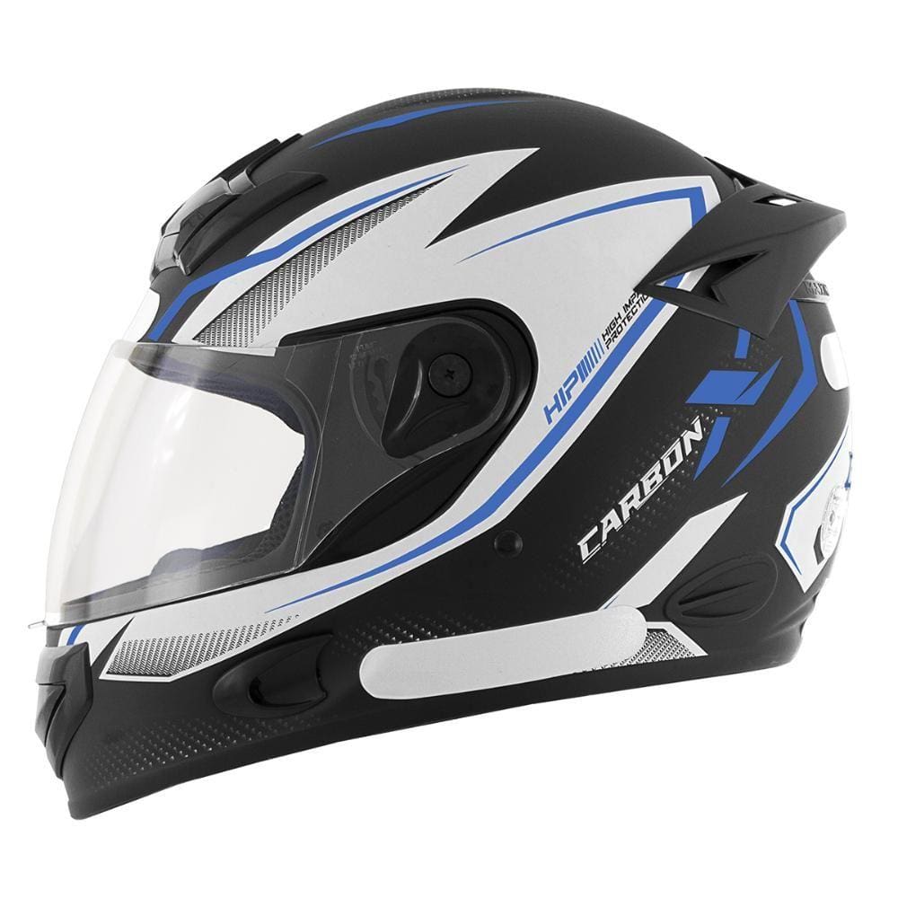 Capacete Moto Fechado Mixs Mx2 Carbon X Fosco Brilhante Pro Tork