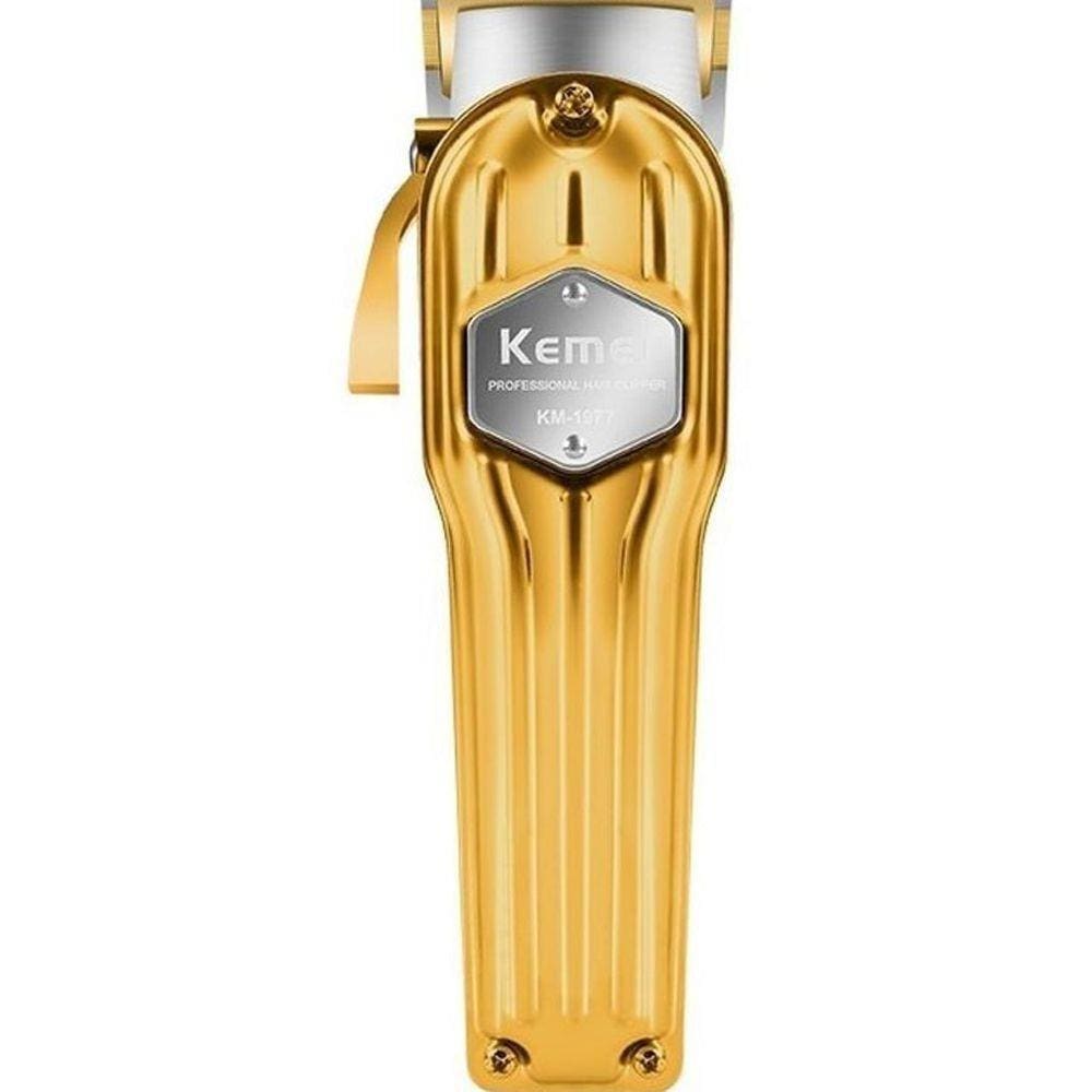 Máquina De Corta Cabelo Sem Fio Kemei Km1976 Recarregável