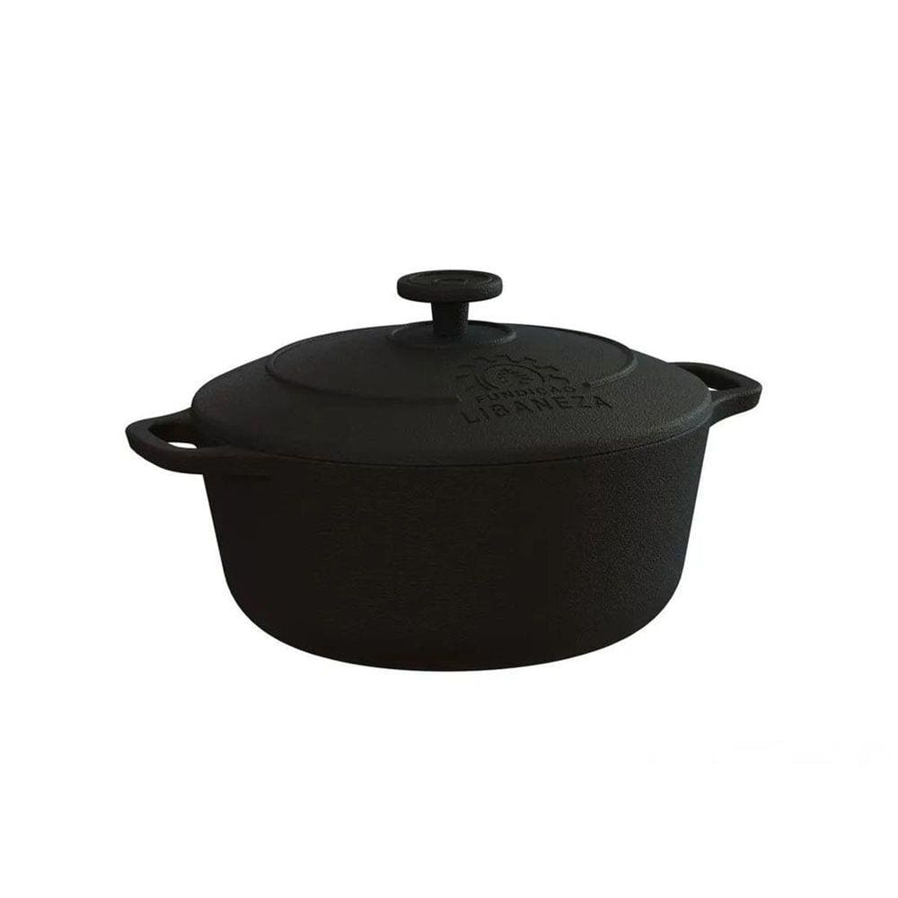 Panela Mini Ferro Alça Ferro com Tampa Porção Petisco 12cm 0,5 Lts