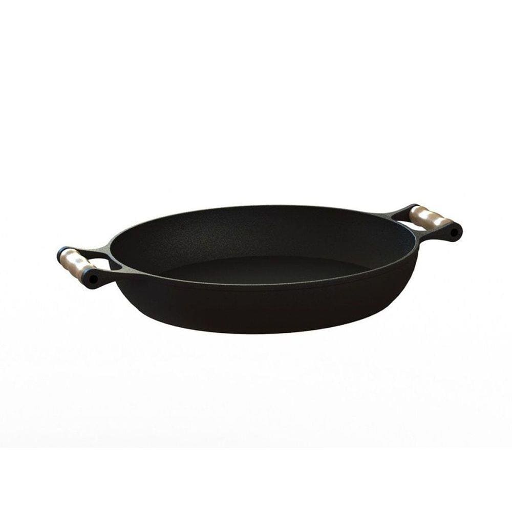 Frigideira Paella Ferro Fundido Sem Tampa 5,6 Litros 36 Cm
