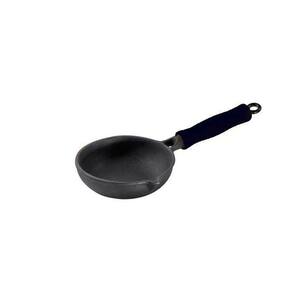 Frigideira P/Ovos Ferro Fundido Cabo Silicone Preta 15cm