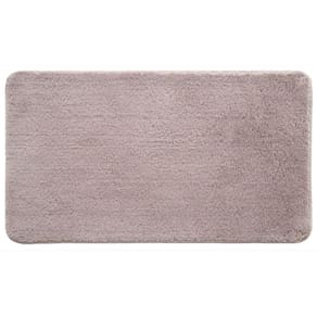 Tapete Jolitex Vip Beira De Cama Aveludado 50X90Cm Cinza
