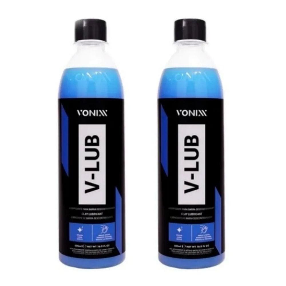 02 V-lub Lubrificante Vonixx Para Clay Bar 500ml