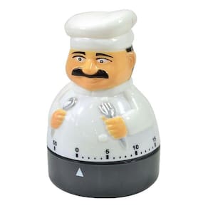 Temporizador Timer Cozinha Manual Formato Cozinheiro 60 Min