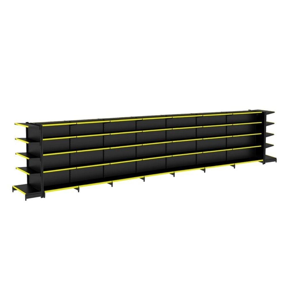 Gondola Centro 170 Amapa Flex Kit 7 Metros 2 Ponta Preto