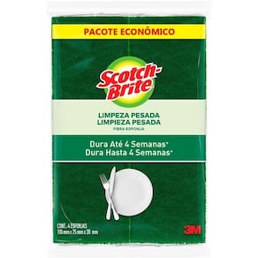 Esponja Scotch Brite 10 Embalagens com 4 Unidade Cada