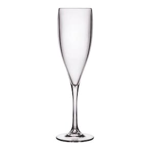 Taça de Champanhe Transparente Acrílico 180mL