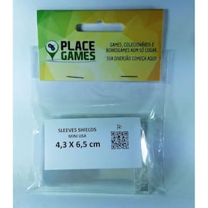 Shields Sleeves Mini USA 43 X 63mm Capas protetoras 100 unidades