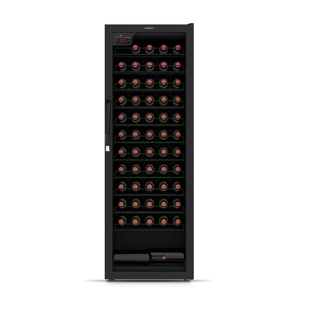 Adega Expositora de Vinhos Porta de Vidro 59 Garrafas 209 Litros Ngv200 - Venax 220v