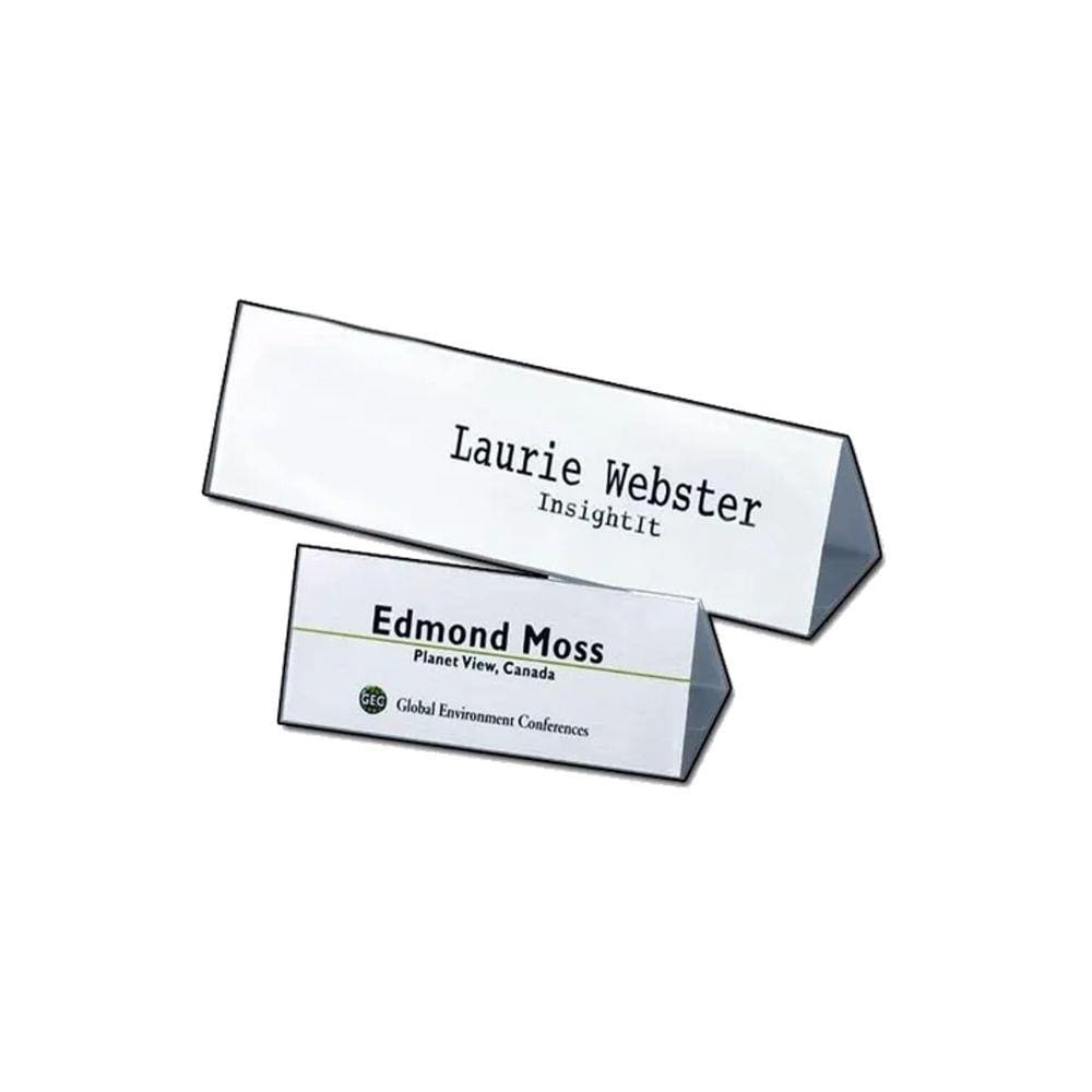 Letreiro De Mesa Para Eventos - Tam 210x63mm - 50 Unds