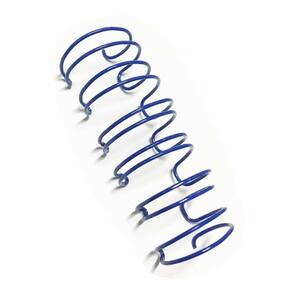 Wire-o Garra Duplo Anel 7/8" para 180 fls Carta 2x1 Azul 50 und
