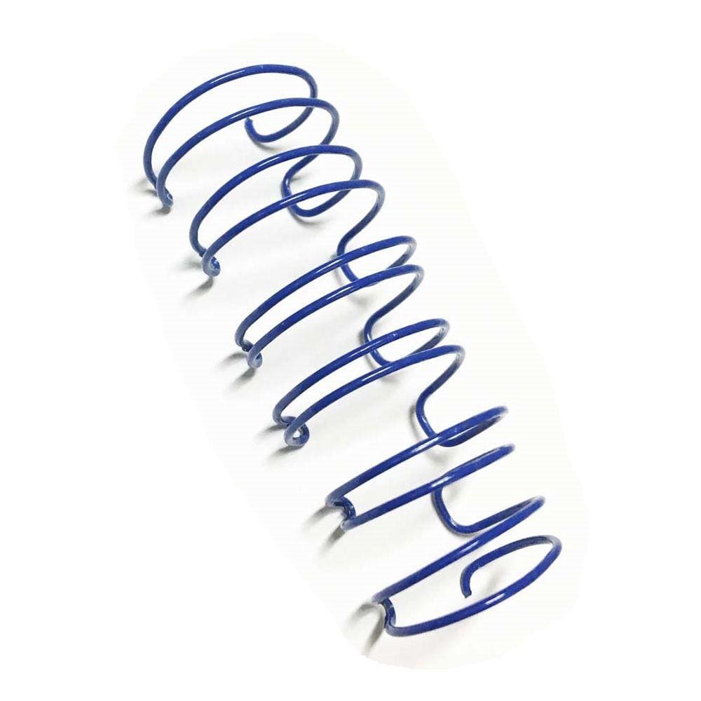 Wire-o Garra Duplo Anel 3/8" para 60 fls A4 3x1 Azul 100 und