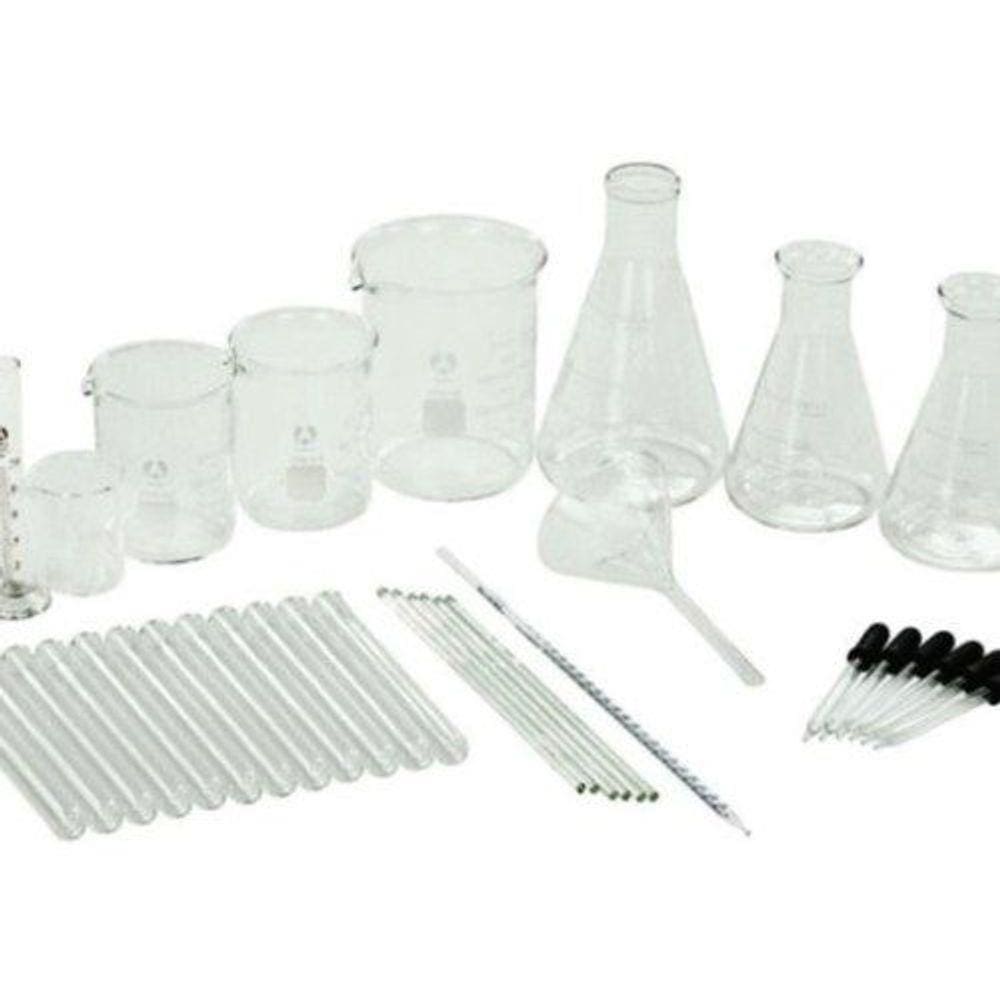 Kits Educativos - Kit de Vidraria 156 Peças para Laboratório