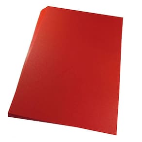 Capa para encadernação A3 Vermelha PP Couro 0,30mm 100un