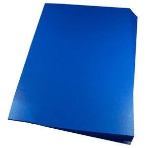 Capa para encadernação A3 Azul PP Couro 0,30mm 100un