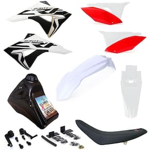 Kit Plástico Biker Elite Completo Crf 230 Adaptável Xr 200 Xr 250 Tornado