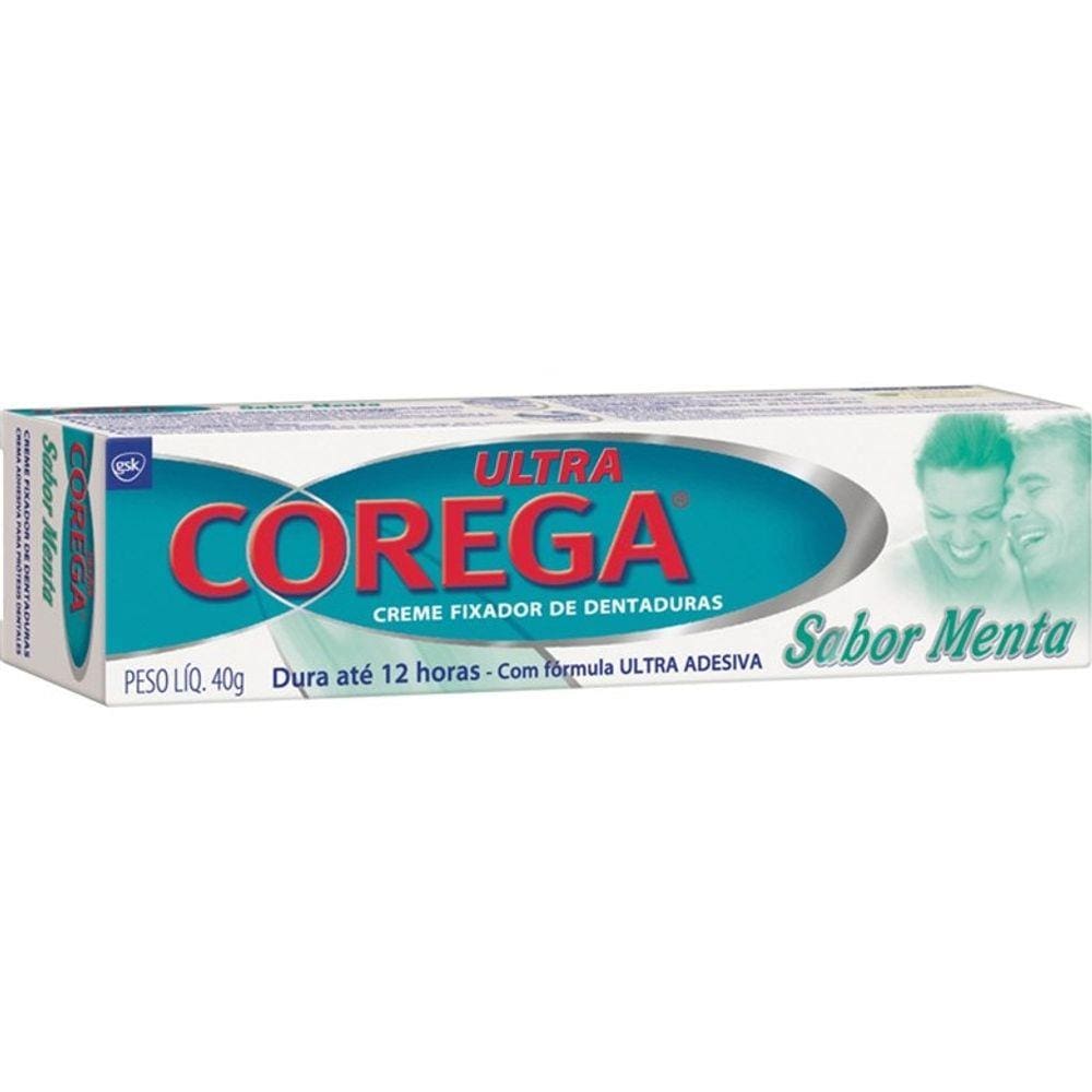 Fixador Corega Ultra Creme Menta  40gramas