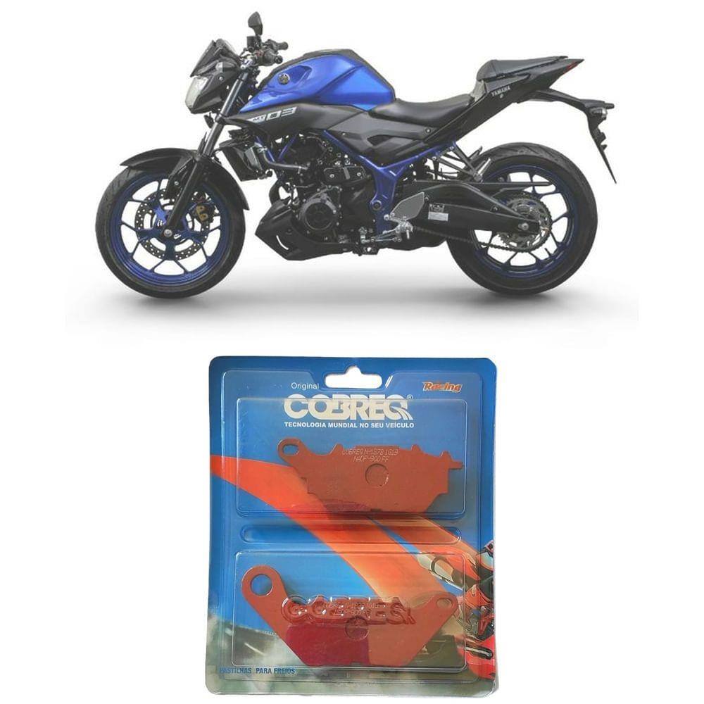 Pastilha Traseira Cobreq N 1878 Yamaha MT-03 2016-2018