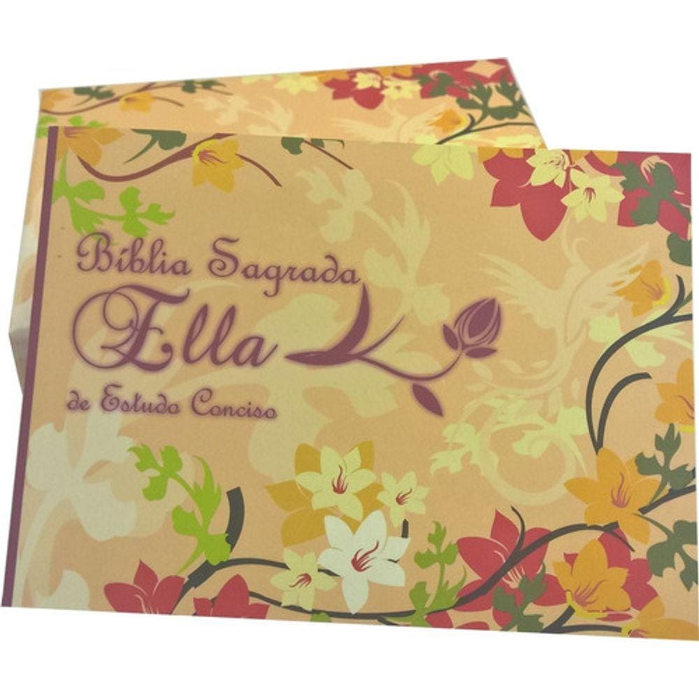 Bíblia Sagrada De Estudo Conciso Ella Feminina / Da Mulher