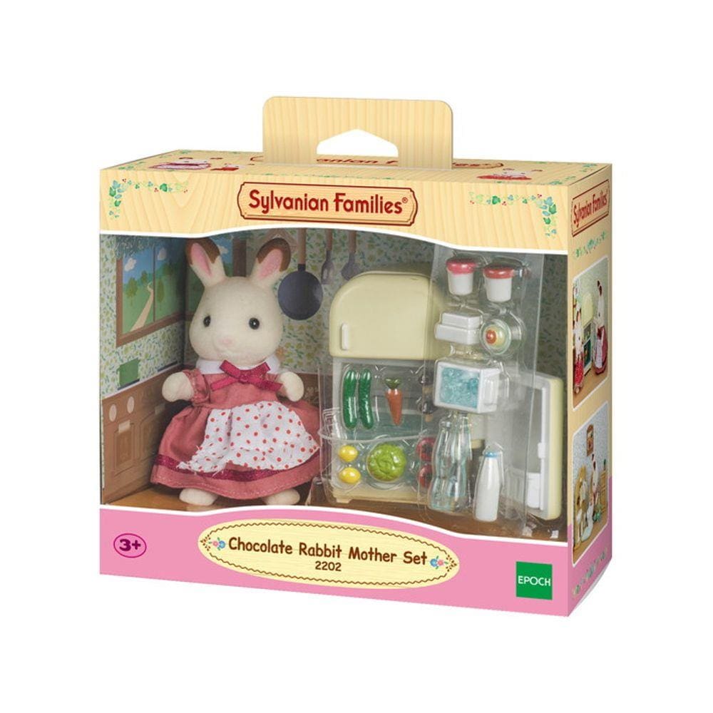 Sylvanian Families - Mãe Coelho Chocolate e Geladeira