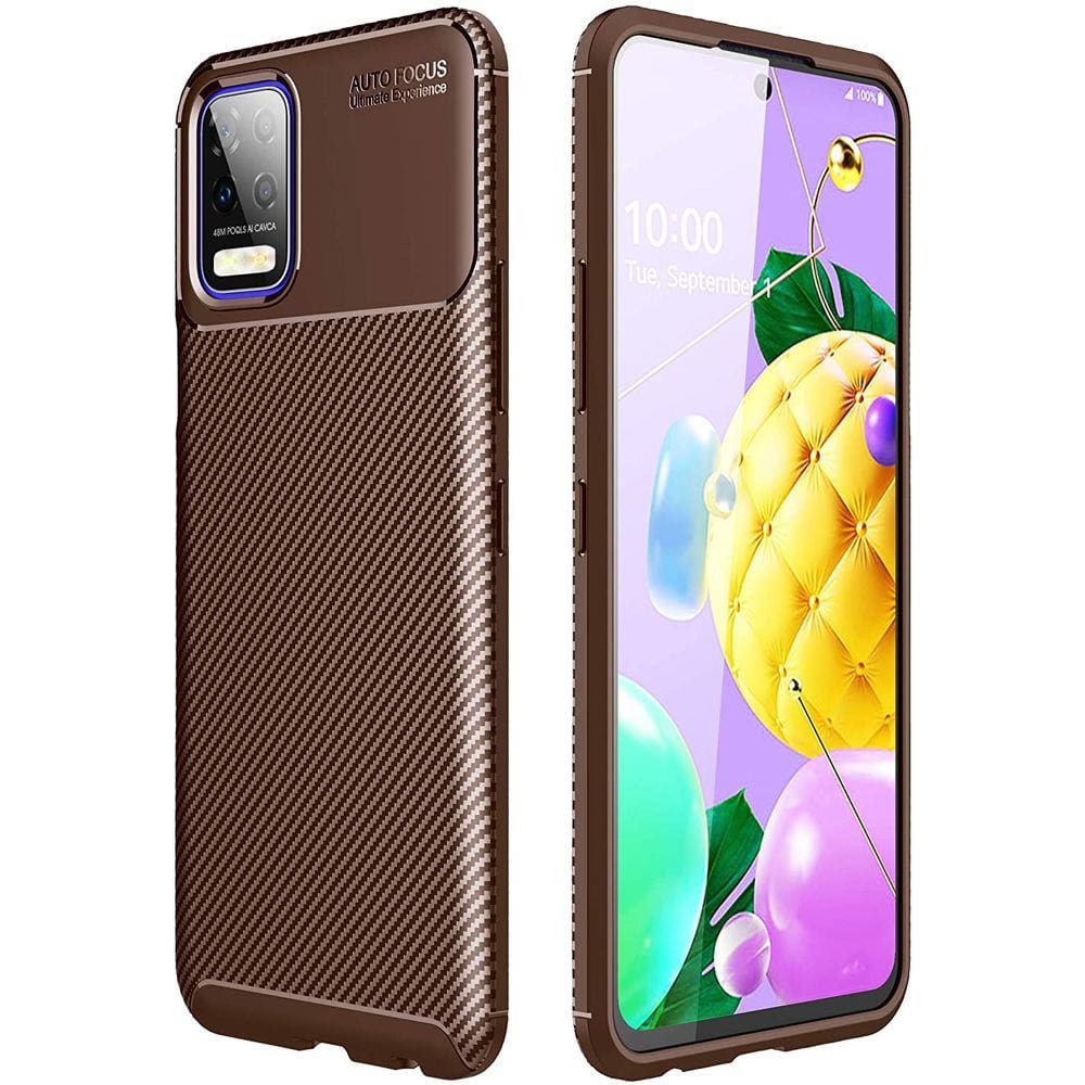 Capa Capinha Fibra De Carbono Anti Impacto Case Para Lg K52