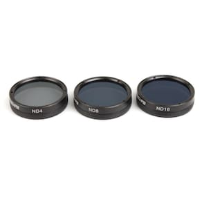 Combo 3 Filtros ND4 ND8 ND16 Drone DJI Phantom 4 Pro e 4 Advanced