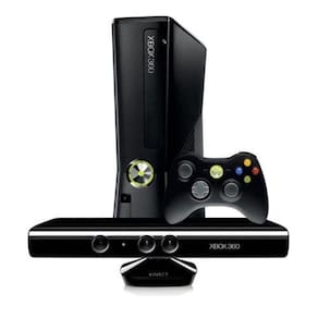 Microsoft Xbox 360 + Kinect e 3 Jogos E 4gb Standard Cor Preto em