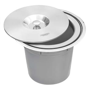 Lixeira P/ Pia Cozinha Embutir No Granito 5lts Tramontina