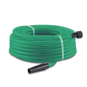Mangueira Trançada 20m Slim Verde com Engate e Esguicho Force Line