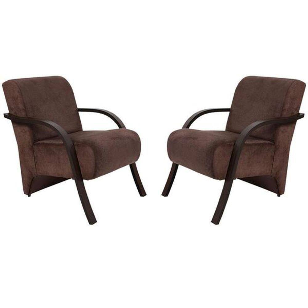 Kit 2 Poltronas Decorativas 1 Lugar Santa Rita Sued