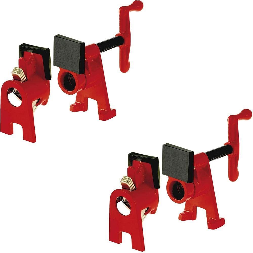 Kit Com 2 Grampos Sargentos Para Canos 3/4 Pipe Clamp