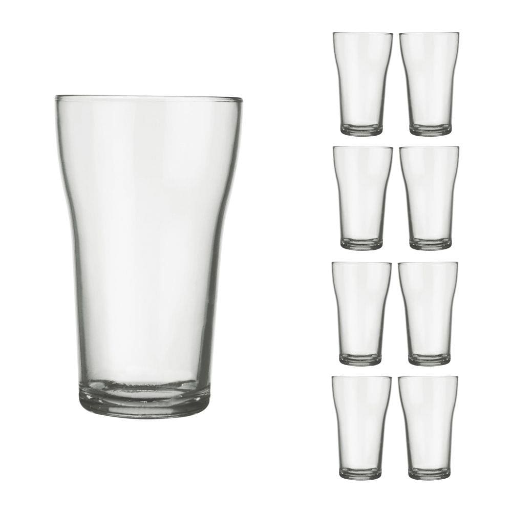 Jogo 8 Copo 200ml Boteco Cerveja Bar Restaurante Chopp Nadir