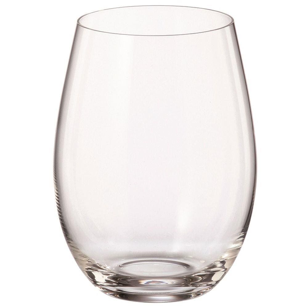 Jg De 6 Copos Pollo/Mergus Em Cristal Ecológico 560Ml