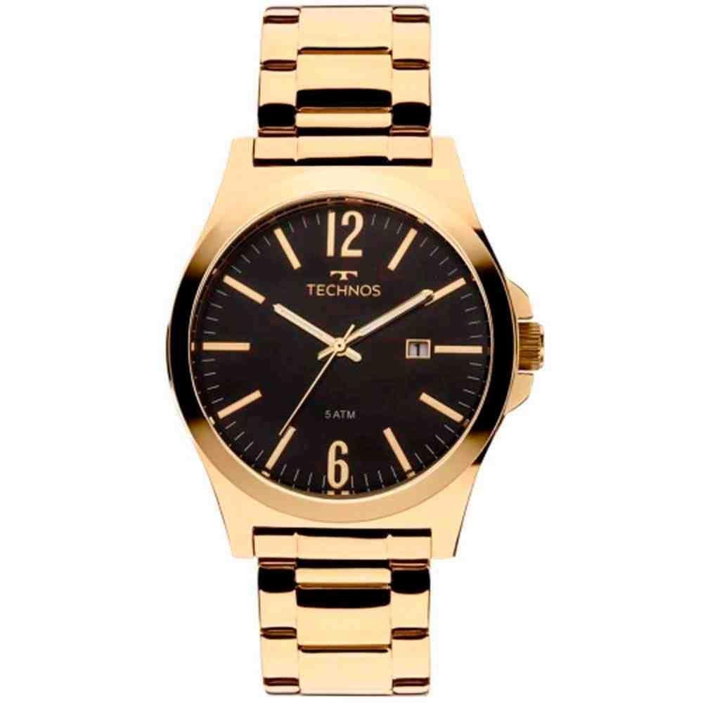 Relógio Technos Masculino Executive Dourado 2115Lan/4P