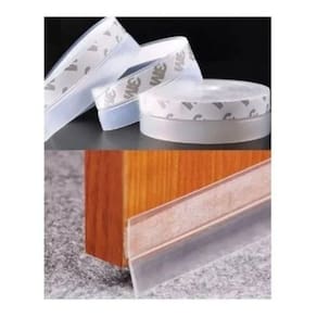 Veda Fresta Transparente 10 Mts X 19 Mm de largura Janela Blindex Porta