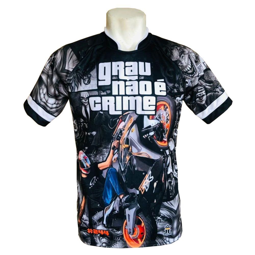 Camiseta moto homenagem a grau 244