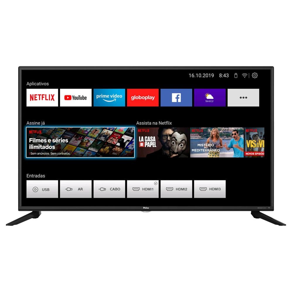 Smart TV Philco Backlight D-LED 42” PTV42G70N5CF MidiaCast FullHD