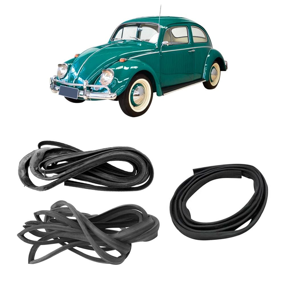 Kit Borracha Porta Motor Mala Modelo Encaixe Fusca 59 A 77