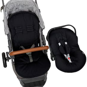 Capa de Carrinho e Bebê Conforto Preto