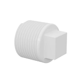 Plugue Roscável Água Fria Branco 1/2"