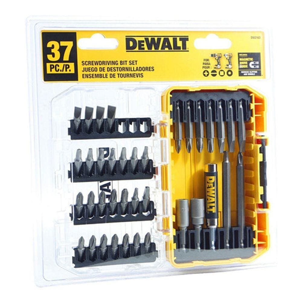 Jogo Bits Dewalt 37 Pçs com estojo - DW2163